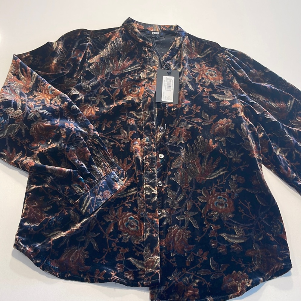 Paige velour shirt